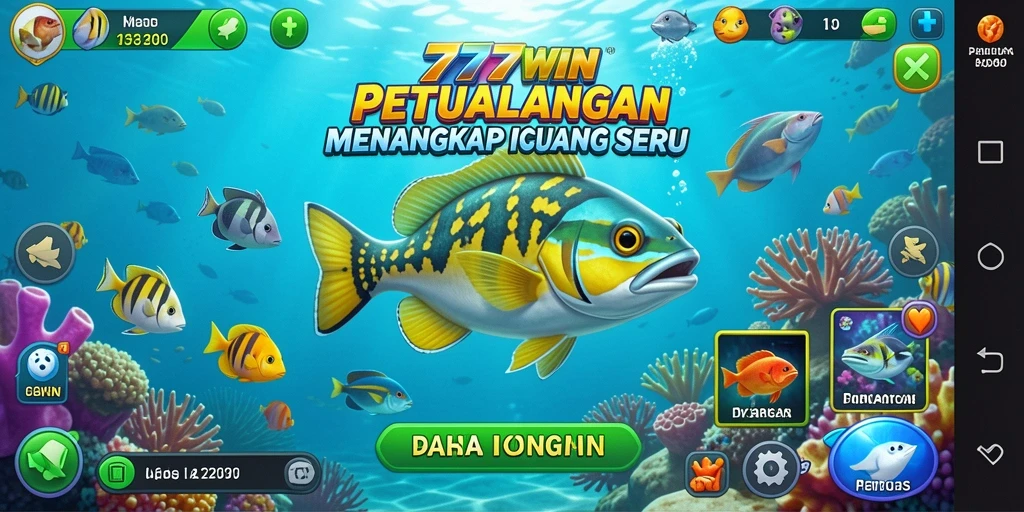 Gameplay Fishing yang menakjubkan di 777WIN dengan pengalaman memancing yang realistis.