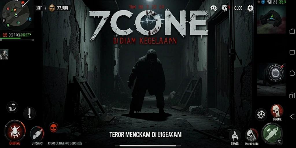 Menampilkan gameplay penuh ketegangan dan kengerian di 7CONE.