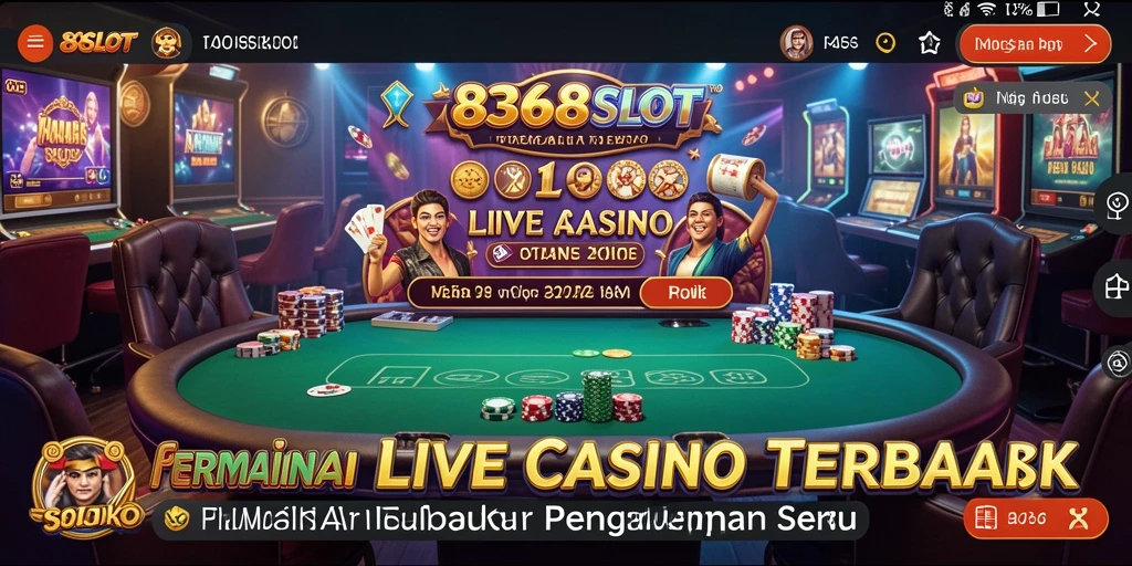 Gameplay seru dan interaktif di 8368SLOT Live Casino.