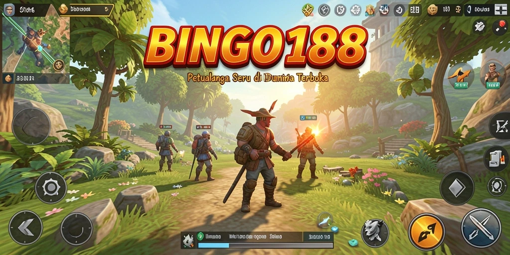 Tangkapan layar utama BINGO188 menampilkan gameplay seru di dunia terbuka.