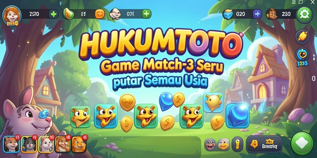 Tampilan menarik dari gameplay HUKUMTOTO yang penuh warna.