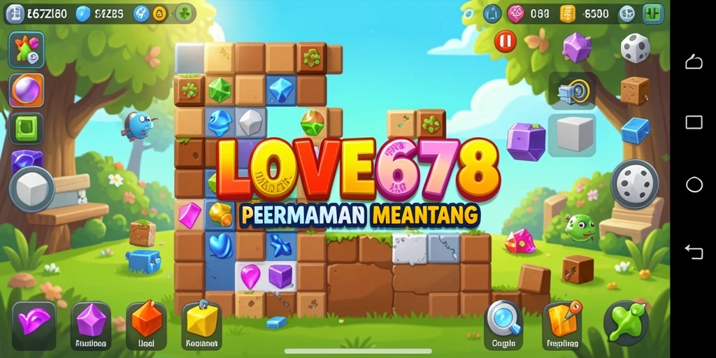 Tampilan gameplay LOVE678 dengan tantangan puzzle yang menarik.