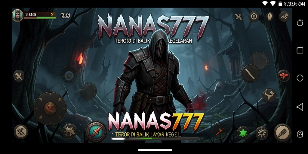 Tangkapan layar NANAS777 menunjukkan suasana gameplay yang mencekam dan menakutkan.