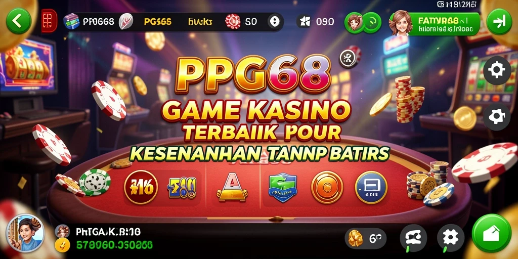 Screenshot PGG68 menunjukkan gameplay Kasino yang seru dan mengasyikkan.