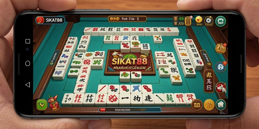 Screenshot gameplay SIKAT88 menampilkan tantangan Mahjong yang menarik.