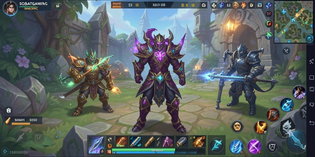 Gameplay menarik dalam SOBATGAMING dengan misi dan pertarungan seru.