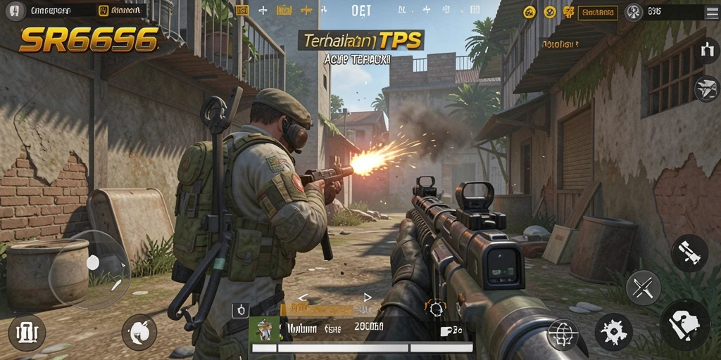 Tangkapan layar gameplay SR6666 yang mendebarkan dan penuh aksi.