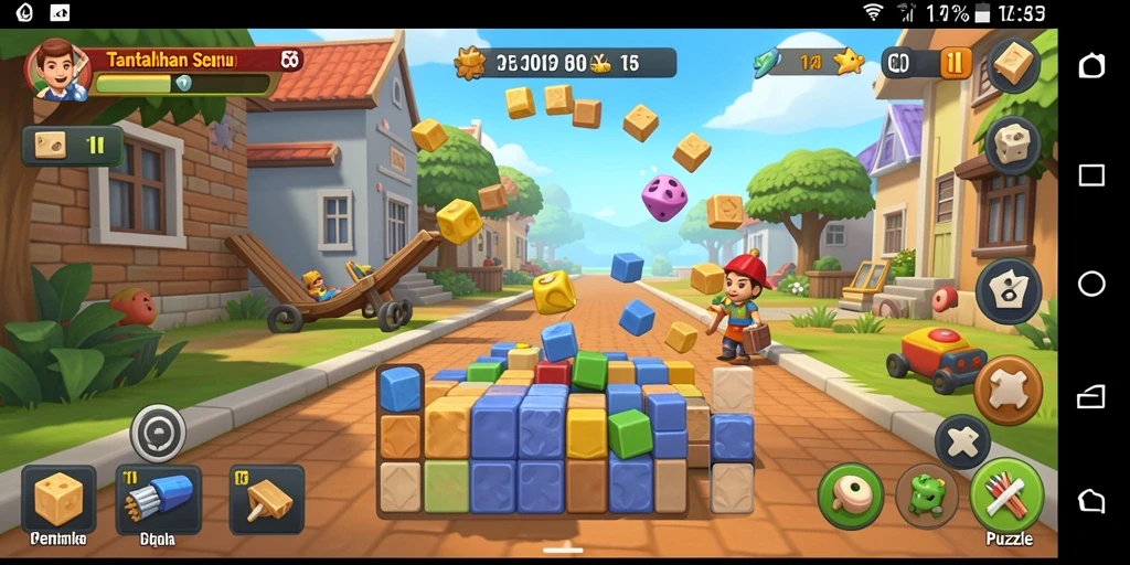 Screenshot gameplay T6 menampilkan tantangan seru dalam game Puzzle.