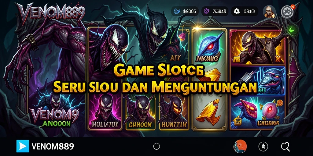 Screenshot gameplay Slot VENOM889 yang menarik dan menghibur.